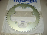 Triumph Rear Motorcycle Sprocket #T2012516 - Teeth New & Unused. Fixed Price $35.00.