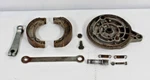 1969- 1979 Yamaha Rear Brake Plate And Pad Assy 339-25320-10 P4022. Fixed Price $29.95.