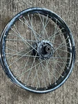 Norton 16H? ES2? Cotton Reel Hub Rear Wheel Rebuilt With New Spokes & Rim E5851. Fixed Price $199.89.