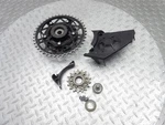 2022 21-25 Aprilia Tuono 660 Rear Front Sprockets Cover Hub Lot. Fixed Price $92.95.