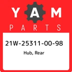 21W-25311-00-98 Yamaha Hub, Rear 21W253110098, New Genuine Oem Part. Fixed Price $130.50.