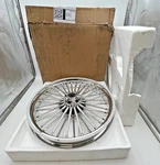 Chrome 21 X 35 Fat Spoke Front Wheel For Harley HD-FW-362-1-CHR00-17. Fixed Price $297.50.