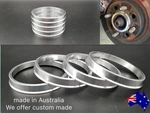 Wheels Hub Centric Rings Aluminium Alloy Od = 66.1 Mm To Id 65.1 One Set. Fixed Price $17.88.