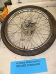 1980 Amf Moped Bicycle Roadmaster Oem Original Rear Wheel Rim Brake Sprocket 16". Fixed Price $88.00.