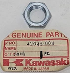 1 Nos Genuine Kawasaki G4 G5 Ke Kv Factory Hardware Axle Hub Nut Oem 42045-004. Fixed Price $6.68.