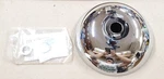 Oem Harley Davidson Chrome Front Wheel Hubcap Nos Softail Wide Glide 43163-97. Fixed Price $59.99.