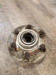 1976 Kawasaki KE175 Rear Sprocket Hub 42008-031. Fixed Price $25.00.