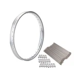 Tusk 1487500007 Impact Front Rim And Spoke Kit 21 X 1.60 Silver. Fixed Price $164.30.