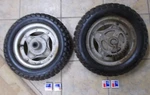 Vintage Honda CT70 Front Rear Wheels &tires All-oem (ex/rm). Fixed Price $500.00.