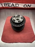 Used Oem Harley Dyna Front Wheel Bare Hub 40-SPOKE Hole Black Finish. Fixed Price $99.99.