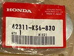 1994 CR250R New Genuine Oem Honda Collar, Rr. Wheel Side 42311-KS6-830. Fixed Price $25.49.