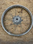 2001 XR100 Front Wheel Assembly Rim Honda XR80R CRF80F. Fixed Price $180.00.