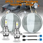 For 2008-2013 Yamaha Road Star XV1700AS 7" Inch Round Headlight Housing + Bulb. Fixed Price $61.54.