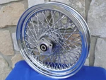 80 Spoke Chrome Twisted 16X3" Wheel For Harley Sportster Fx Fl Dyna Softail. Fixed Price $1289.00.