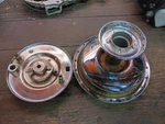 Oem Harley Solo 45 Front Brake Drum Shell Wheel Hub W/ Plate 1941 - 52. Fixed Price $215.00.