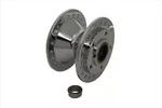 Chrome Front Wheel Hub Fits Harley Davidson 45-0310. Fixed Price $206.61.
