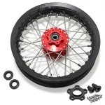 Tarazon Spoked Rear Wheel 12"X2.15" Rim Red Hub For Beta Explorer Apollo Rfn. Fixed Price $301.04.