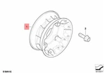 Genuine Bmw K25 0389 0317 0313 0460 0397 Wheel Hub Silver Rear 36318523918. Fixed Price $569.66.