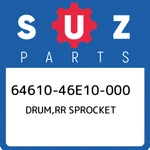 64610-46E10-000 Suzuki Drum,rr Sprocket 6461046E10000, New Genuine Oem Part. Fixed Price $222.53.