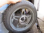 1979 Suzuki FZ50 Rear Wheel Rim. Fixed Price $95.00.