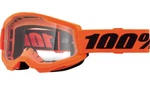 New 100% 50031-00009 Strata 2 Junior Goggle- Orange/clear- Youth- Motorcycle/atv. Fixed Price $29.95.