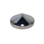 Fortpro Semi Truck Chrome Steel Rear Pointed Style 1/2" Axle Dia - 8" Id Hub. Fixed Price $5.47.