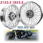 21 & 18 Spoke Wheels For Harley Heritage Softail Fatboy Deluxe Fxst Flstf. Fixed Price $683.33.