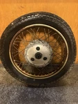 1969 Norton Commando 750 Rear Wheel With Hub Sprocket Inch. Fixed Price $140.00.