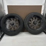 Oem Harley 08-25 Softail Bob Front Rear Wheel Laced 40 Spoke Rim Black & Chrome. Fixed Price $629.99.