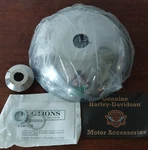 Harley Davidson Chrome Hub Cap Kit 43163-97. Fixed Price $90.00.