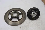 1980 Honda CB650 Custom (#326) Front Brake Rotor Disc With Wheel Cover Plate. Fixed Price $27.00.