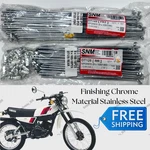 Yamaha Enduro DT125 DT175 Wheel Spoke Set Front And Rear 18' 21' Cp. Fixed Price $92.00.