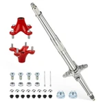 Rear Axle Shaft & Red Wheel Hub Kit For Honda 400EX Sportrax 2X4 1999-2008. Fixed Price $125.99.