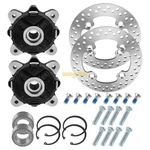 2 Set Front Wheel Hub Disc Rotors Bearings Kit For Polaris Rzr 570 900 4 800. Fixed Price $113.99.