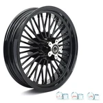 16X3.5 Fat Spoke Tubeless Rear Wheel For Harley Touring Bagger Road King 00-07. Fixed Price $279.29.