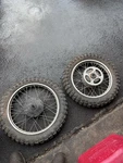 1979-1984 Honda XR80 Wheels. Fixed Price $250.00.