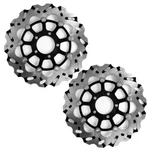Pair Front Brake Rotors Disc Fit For Suzuki GSXR750 GSXR600 GSXR1000. Fixed Price $112.99.
