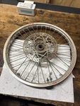 2001 Husqvarna Cr 125 Wr Front Wheel Assembly 21 Inch Excel Rim. Fixed Price $74.99.