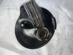 1985 Yamaha TT600N Vintage Oem Plate, Brake Shoe Low Gloss Blk 26A-25321-00-9. Fixed Price $23.00.