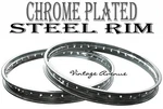 Yamaha RD250 RD350 Front + Rear Chrome Wheel Rim 2PCS. Fixed Price $75.00.
