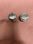 1969 1971 Yamaha AT1 CT1 Front Fork Aluminum Bolt Caps Part # 2K5-23111-00-00.. Fixed Price $40.00.