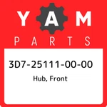 3D7-25111-00-00 Yamaha Hub, Front 3D7251110000, New Genuine Oem Part. Fixed Price $223.74.