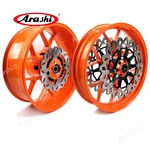 Fit Honda CBR1000RR 2006 2007 Repsol Orange Front Rear Wheel Rim & Brake Rotor. Fixed Price $843.70.