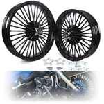 21X3.5 18X3.5 Fat Spoke Wheels For Harley Touring Bagger 00-07 Road King Classic. Fixed Price $526.39.
