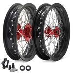 Tarazon 12"X2.15" Spoked Front Rear Wheels Set For Beta Explorer Apollo Rfn. Fixed Price $467.50.