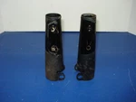 Triumph 500 T100R T100C Front Fork Upper Covers H2198 H2199. Fixed Price $24.00.