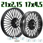 21X2.15 17X4.5 Fat Spoke Wheels For Harley Dyna Super Glide Custom Street Bob. Fixed Price $650.04.
