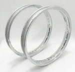 WM2 Front And Rear Steel Wheel Rim Pair 19" Inches 40 Hole For Bsa Triumph. Fixed Price $99.99.