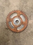 73-75 Yamaha RD-250, RD-350 Rear Wheel Sprocket Carrier, 168-25366-00-00. Fixed Price $35.00.