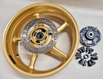 Video Rear Wheel Gold Front Rim Triumph Daytona 675 Street Triple 09-12. Fixed Price $276.99.